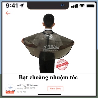 Bạt khăn choàng nhuộm tóc vào thuốc chuyên nghiệp PVC DC30