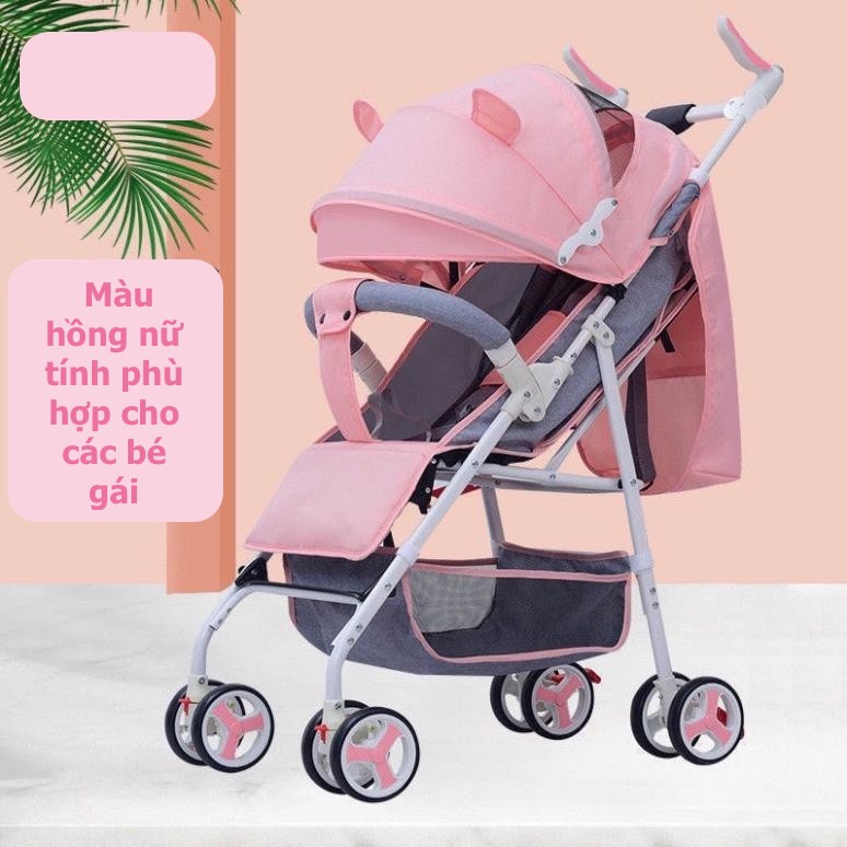 XE ĐẨY GẤP GỌN 2 CHIỀU, 1 CHIỀU CAO CẤP CHO BÉ BẢN MỚI NHẤT 2021 T021 [BẢO HÀNH 24 THÁNG]