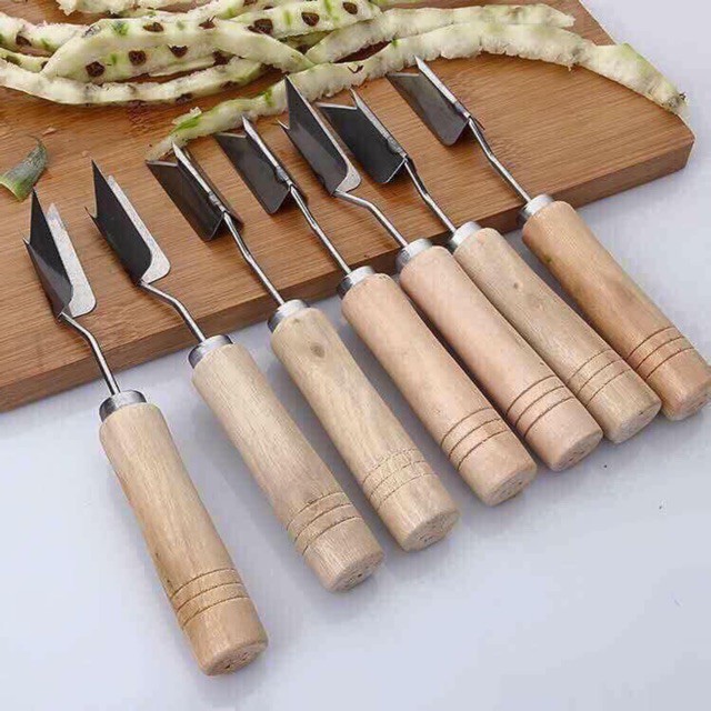 (HOT) DỤNG CỤ GỌT MẮT DỨA CHUÔI GỖ (HD)