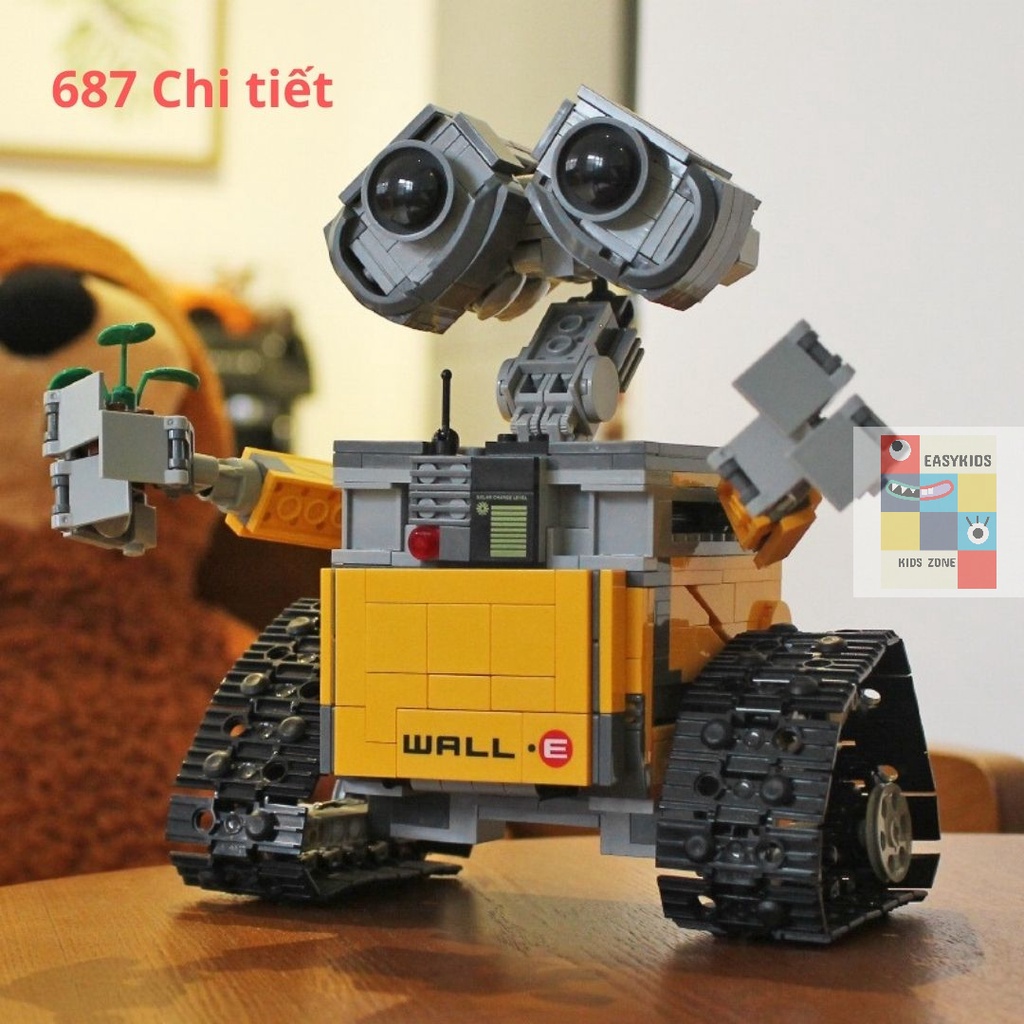 Wall E, Bộ đồ chơi xếp hình Robot, người máy Wall E