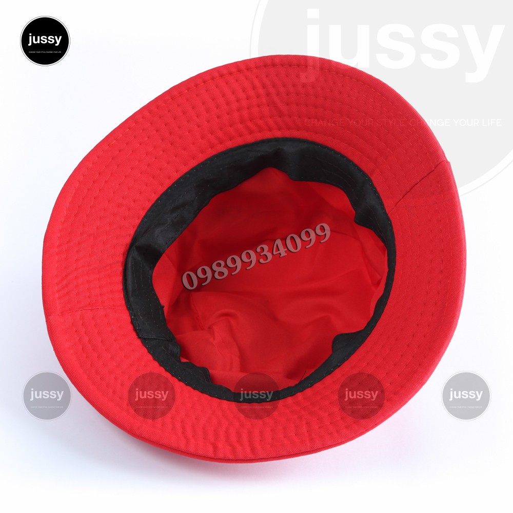Mũ Tai Bèo Stussy - Mũ Bucket Stussy 3 Màu Đen, Đỏ, Trắng