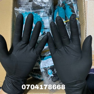 Găng tay cao su đen nhuộm tóc