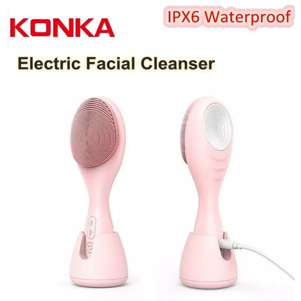 Máy Rửa Mặt 💖[FREE SHIP]💖 Máy rửa mặt sạch sâu, mát xa làm sạch lỗ chân lông, trẻ hóa da bằng ánh sá