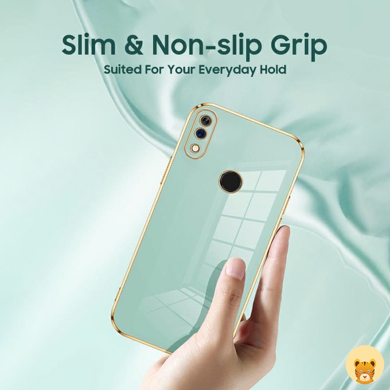 Ốp Điện Thoại Mạ Điện 5 Màu Sang Trọng Đơn Giản Cho Realme 3 3i 3 Pro