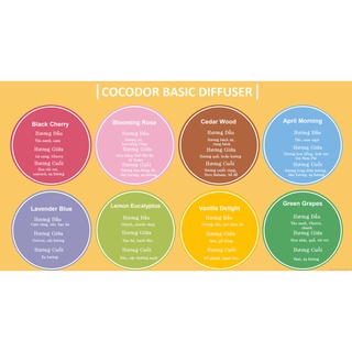 Tinh Dầu Tán Hương Phiên Bản Basic Cocodor Basic Diffuser 100ml