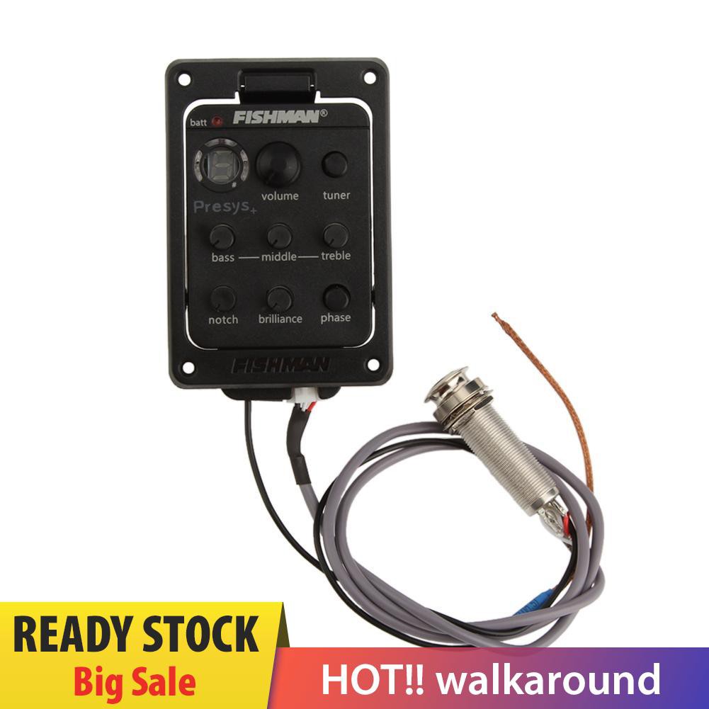 Bộ Chỉnh Âm 4 Băng Eq Màu Đen Cho Đàn Guitar Fishman 201