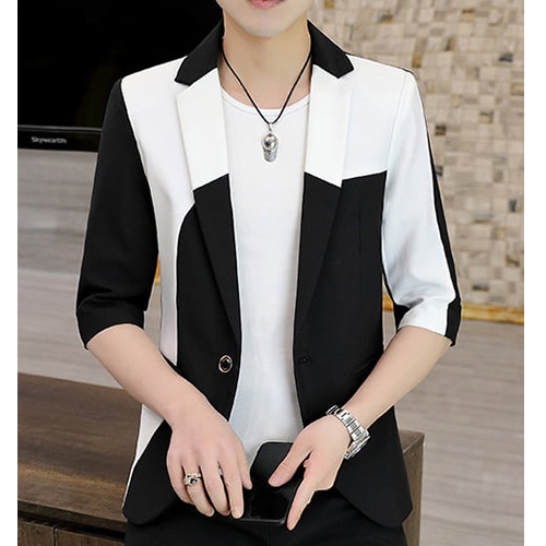 Áo Vest,Áo vest nam tay lỡ phối màu phong cách trẻ trung lịch lãm với thiết kế đơn giản những không hề kém sang N30