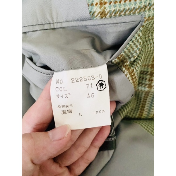 Vest nam Nhật size L, vải dạ 2 lớp màu bơ