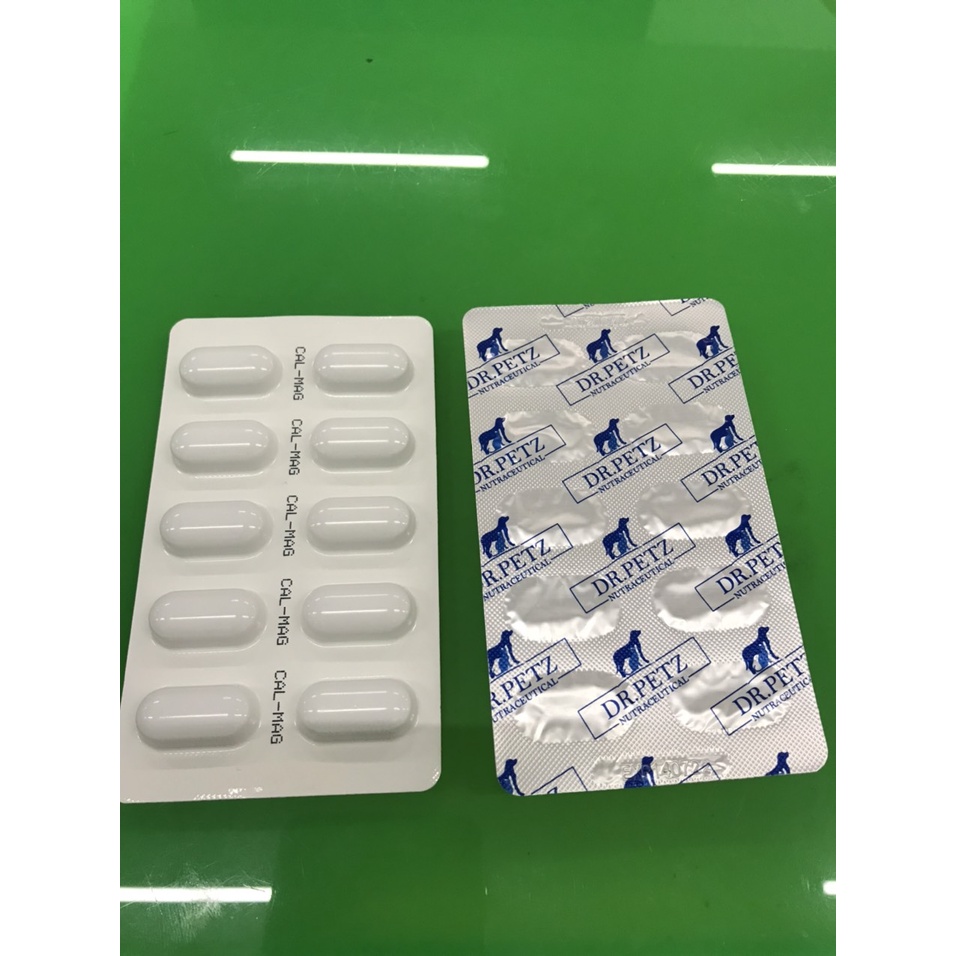 Viên canxi CAL MAG - bổ sung canxi, vitamin và khoáng cho chó, mèo - Thái Lan - 10 Viên