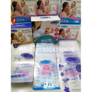 Túi trữ sữa Shinmom 100ml, 150ml, 250ml .