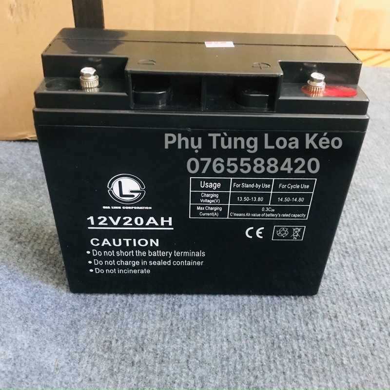 Bình Ắc Qui Kín Khí 12v 20AH 30AH Loa Kéo