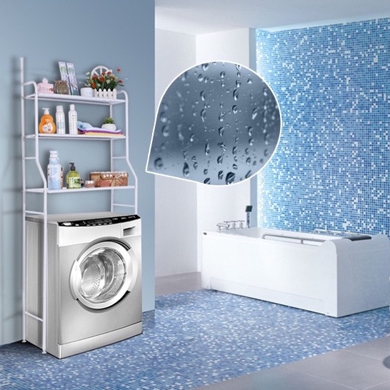 Kệ để vật dụng trên máy giặt, bồn cầu đa năng khung kim loại chắc chắn