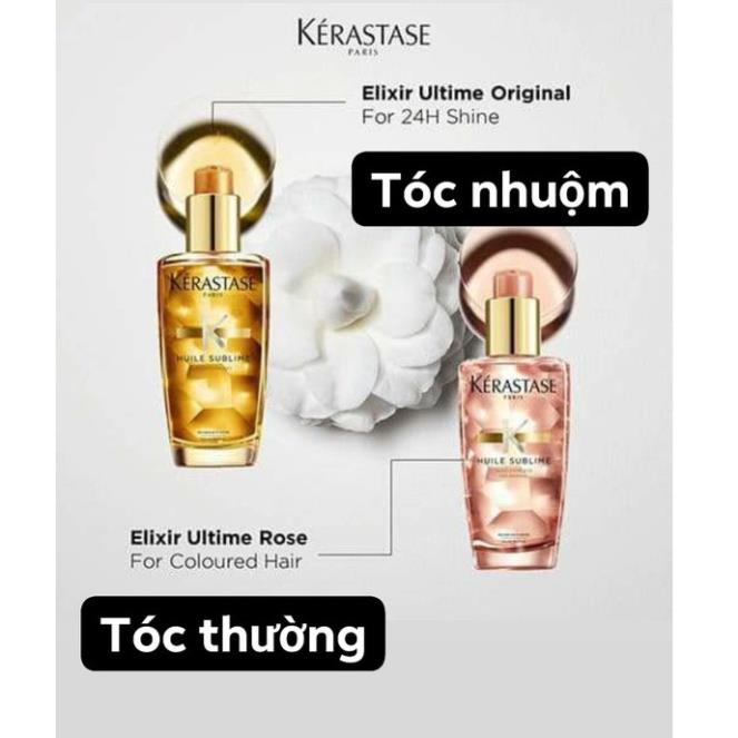 Dầu Dưỡng Tóc Kerastase Elixir Ultime 50ml - Hồng và Vàng