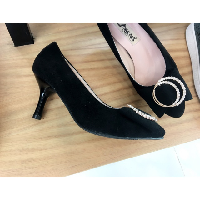 Giầy da lộn 7cm size 32–> 39