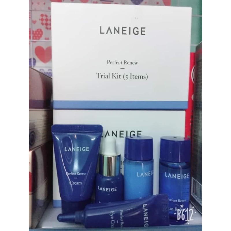 Kit MINI 5 món dưỡng da Laneige 𝐏𝐞𝐫𝐟𝐞𝐜𝐭 𝐑𝐞𝐧𝐞𝐰 𝐓𝐫𝐢𝐚𝐥 (Set 5 Món)