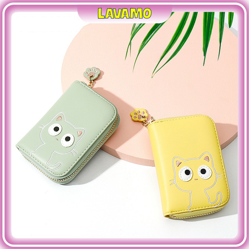 Ví nữ cầm tay mini ngắn nhiều ngăn nhỏ gọn bỏ túi cute dễ thương VD398