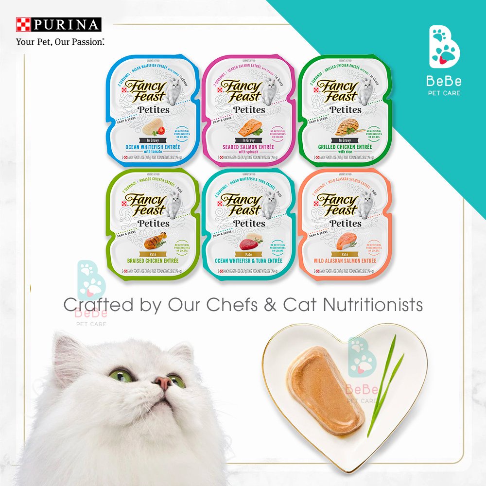 Pate FANCY FEAST Gourmet Peptites - Nhãn Hiệu Pate Cho Mèo Được Yêu Thích Trên Toàn Thế Giới - Nhập Khẩu Từ Mỹ