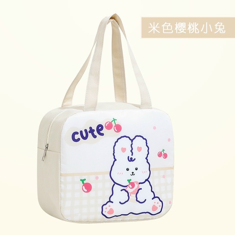 Túi giữ nhiệt cho hộp cơm cao cấp có quai xách tiện dụng