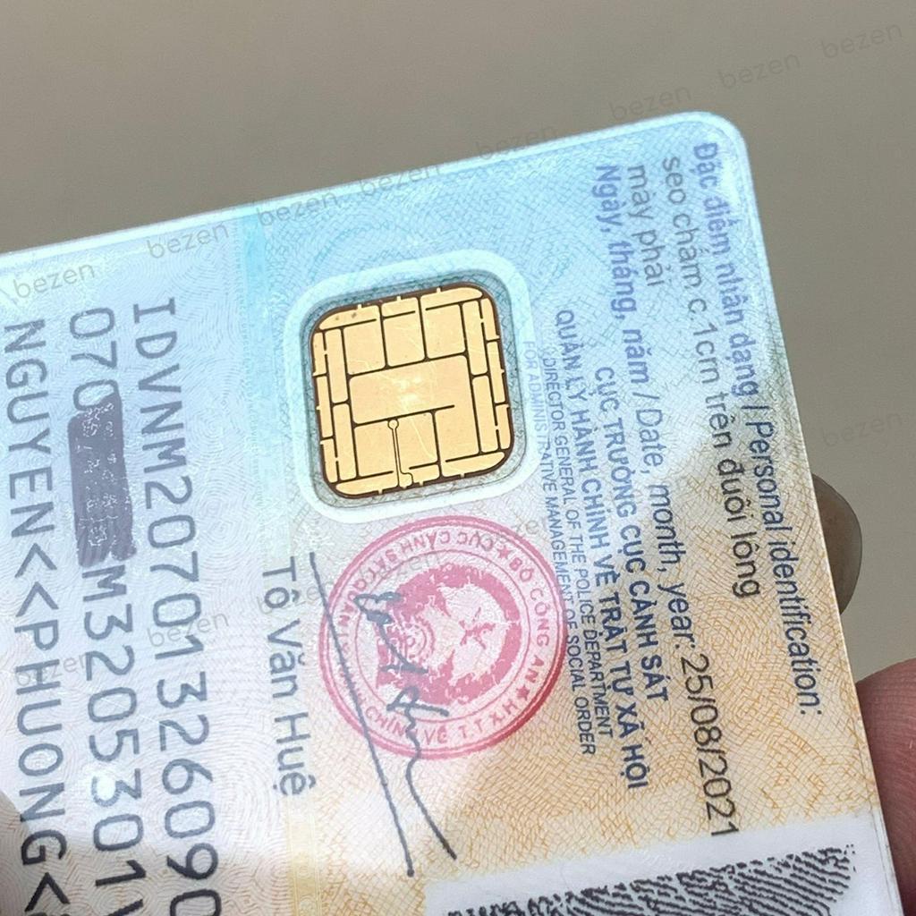 Miếng dán căn cước công dân CCCD, bằng lái xe BLX, thẻ ATM Bezen