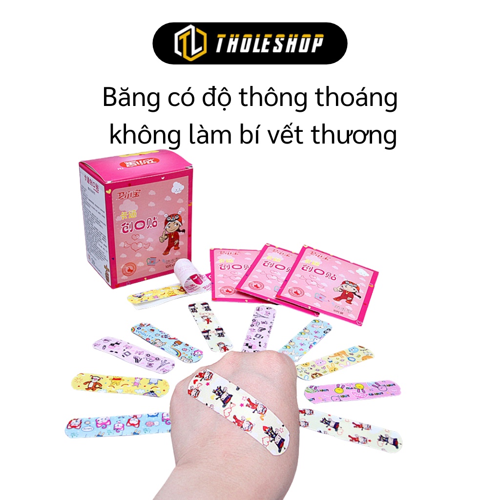 Băng Cá Nhân - Combo 100 Miếng Băng Cá Nhân Hàn Quốc, Hoạt Hình Đáng Yêu 6507