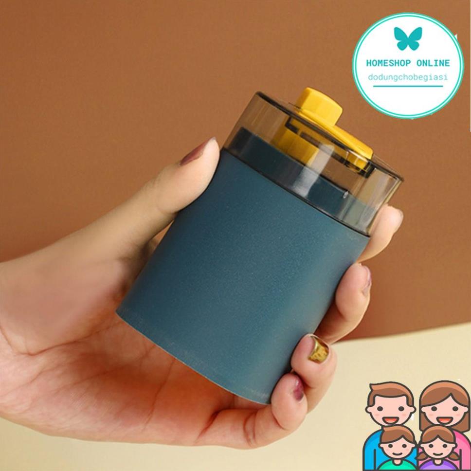 Hũ Ống Đựng Tăm Xỉa Răng Nhựa Cao Cấp Ấn tự động cho gia đình HOME SHOP ONLINE