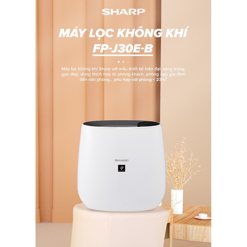 Máy Lọc Không Khí Sharp FP-J30E-A/B/P Ion Plasma Diệt Khuẩn , Khử Mùi - Hàng Chính Hãng