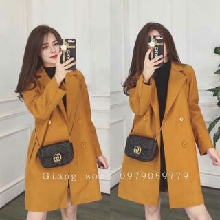Áo dạ cổ vest