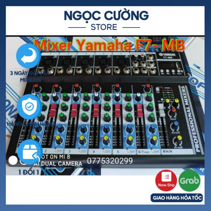 BÀN MIXER YAMAHA F7 USB BLUETOOTH