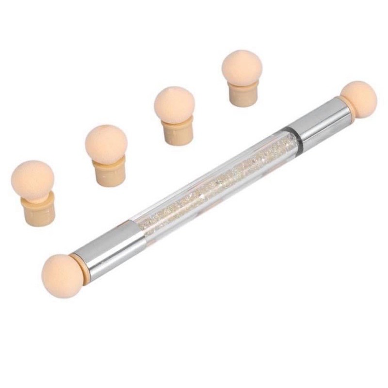 Bộ bút dặm ombre gồm 4 đầu thay làm móng tay chân