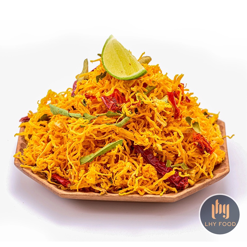 Khô Gà Lá Chanh 🍟FREESHIP🍟 200Gram LHYFOOD khô gà lá chanh loại 1 cao cấp, đồ ăn vặt nội địa ngon rẻ