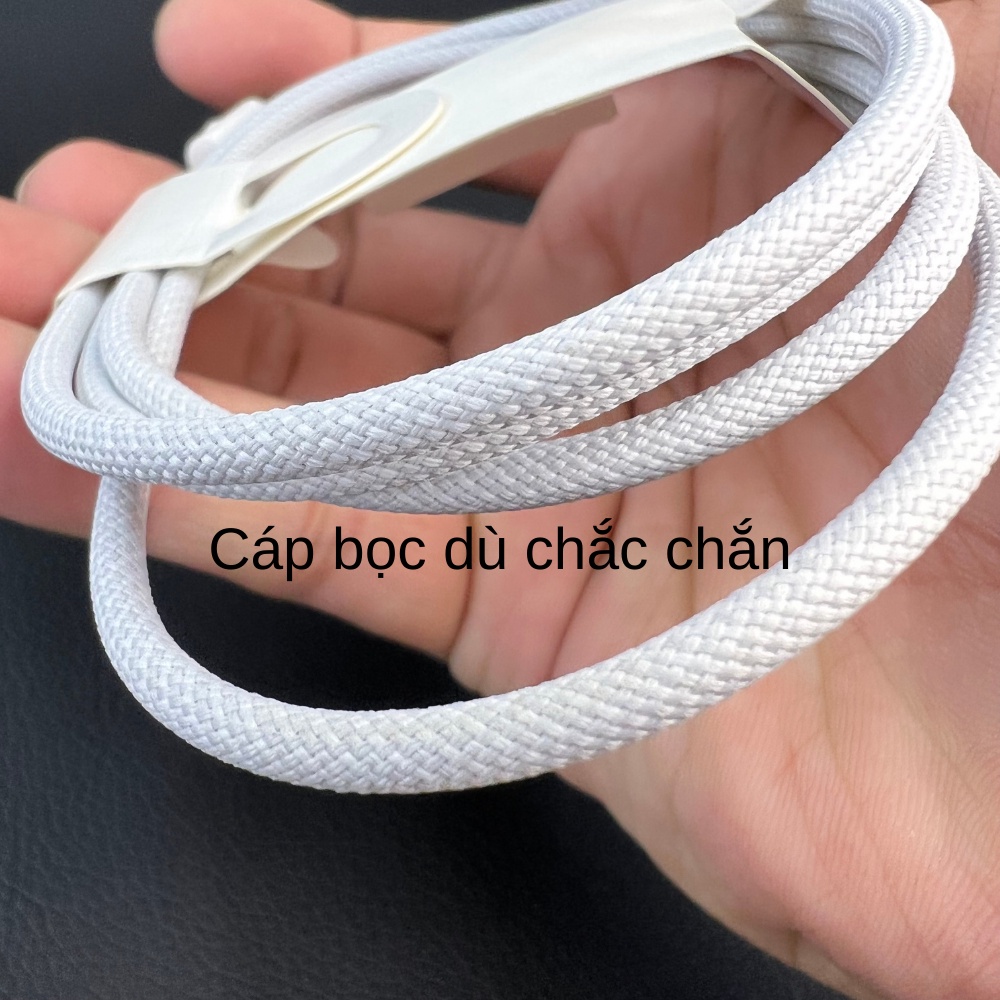 [GIAO HỎA TỐC] Cáp Sạc Nhanh Cho Điện Thoại Nhà Táo có MFi PD BH 12TH