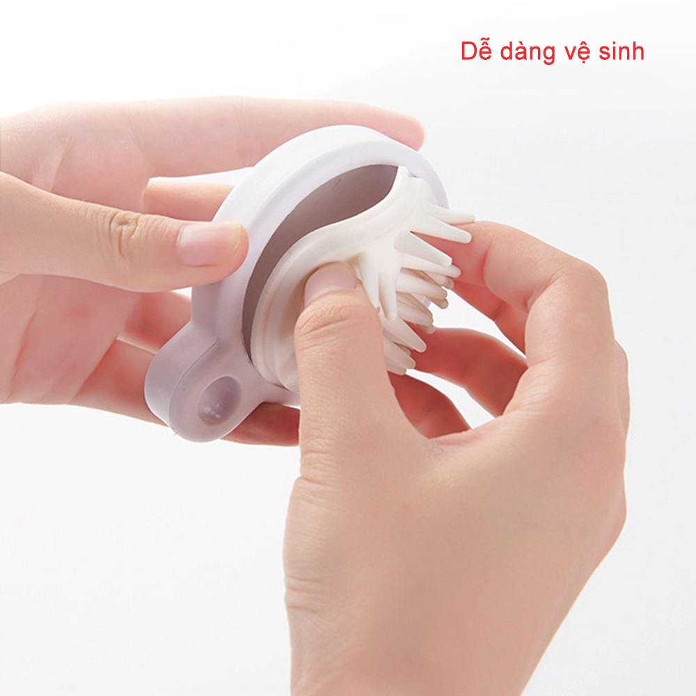 Lược gội đầu massage Mujji giúp làm sạch da đầu
