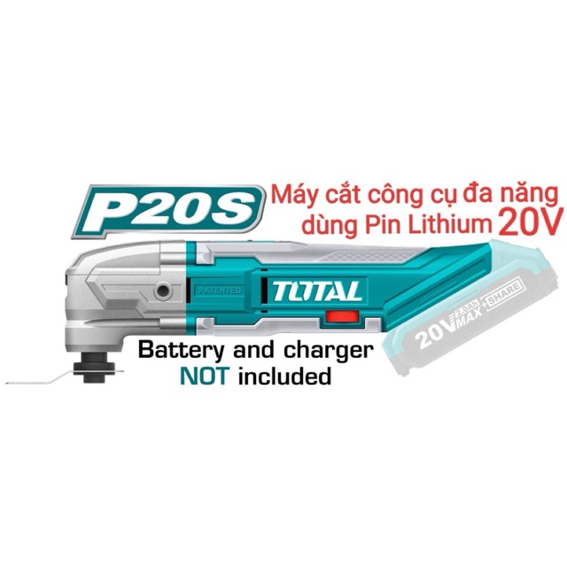 TMLI2001 Body máy cắt rung dùng pin 20v Total (Chưa bao gồm pin xạc)