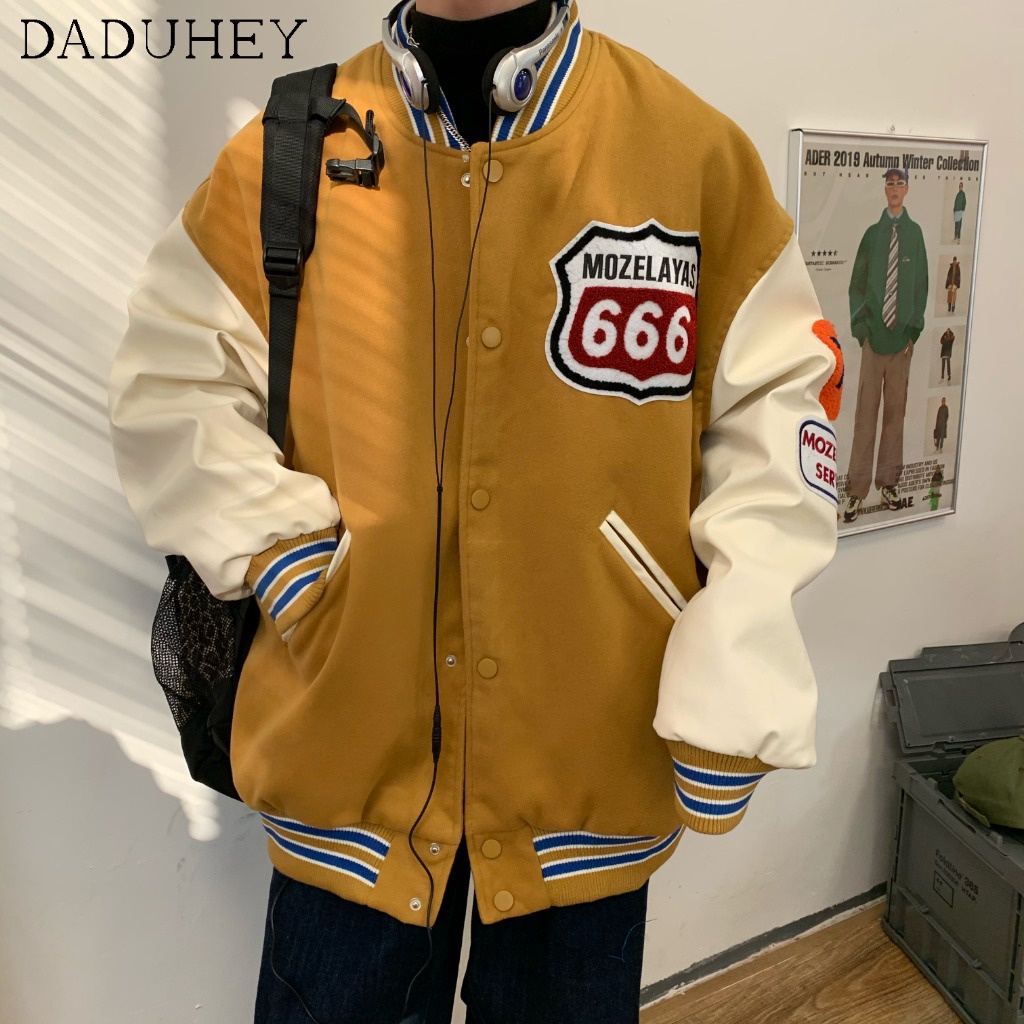 Áo Khoác Bóng Chày Dáng Rộng Thời Trang Cá Tính Cho Nữ