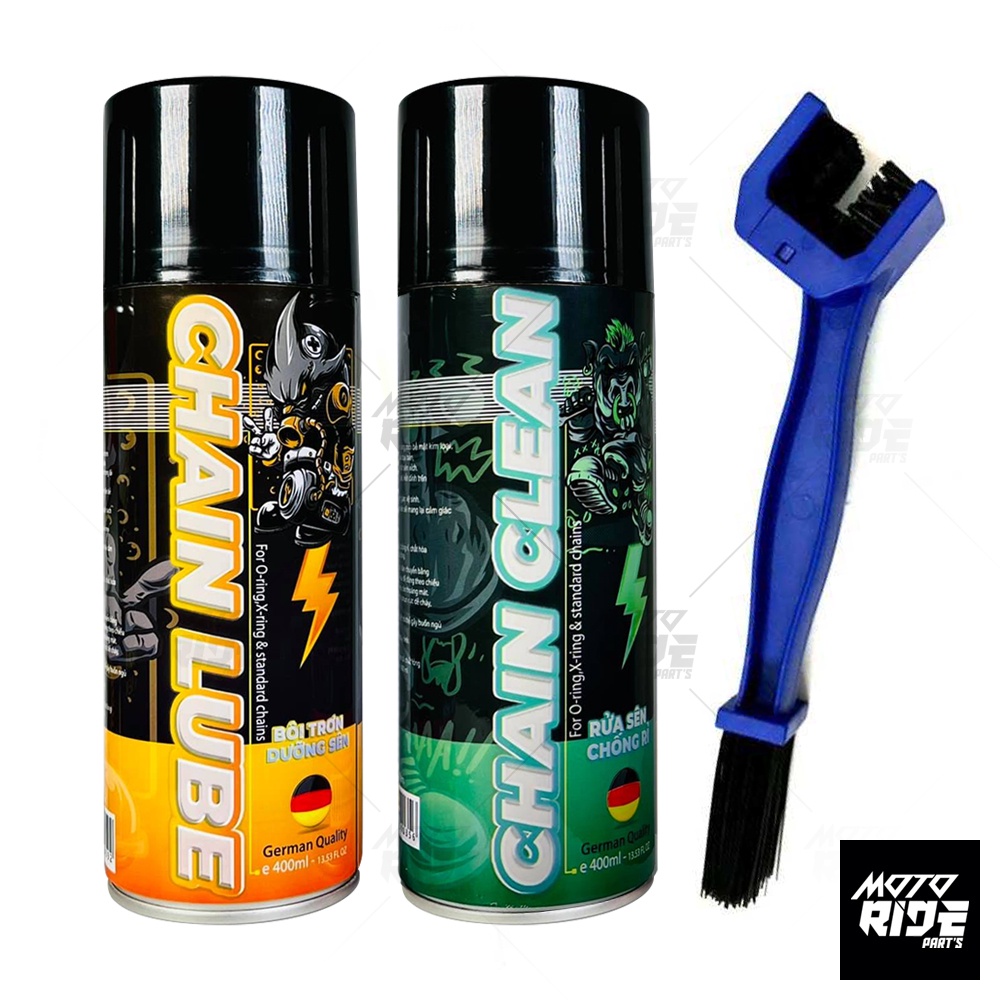 COMBO 2 CHAI SPRAYKING CHĂM SÓC SÊN CHAIN LUBE + CHAIN CLEAN 400ml