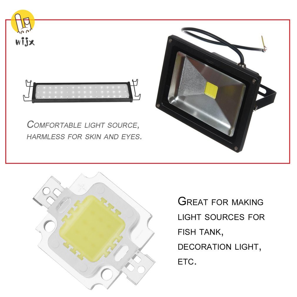 Hạt chip đèn LED 10W COB SMD ánh sáng trắng chất lượng cao