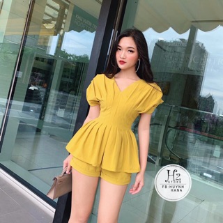SET ÁO PEPLUM QUẦN SHORT