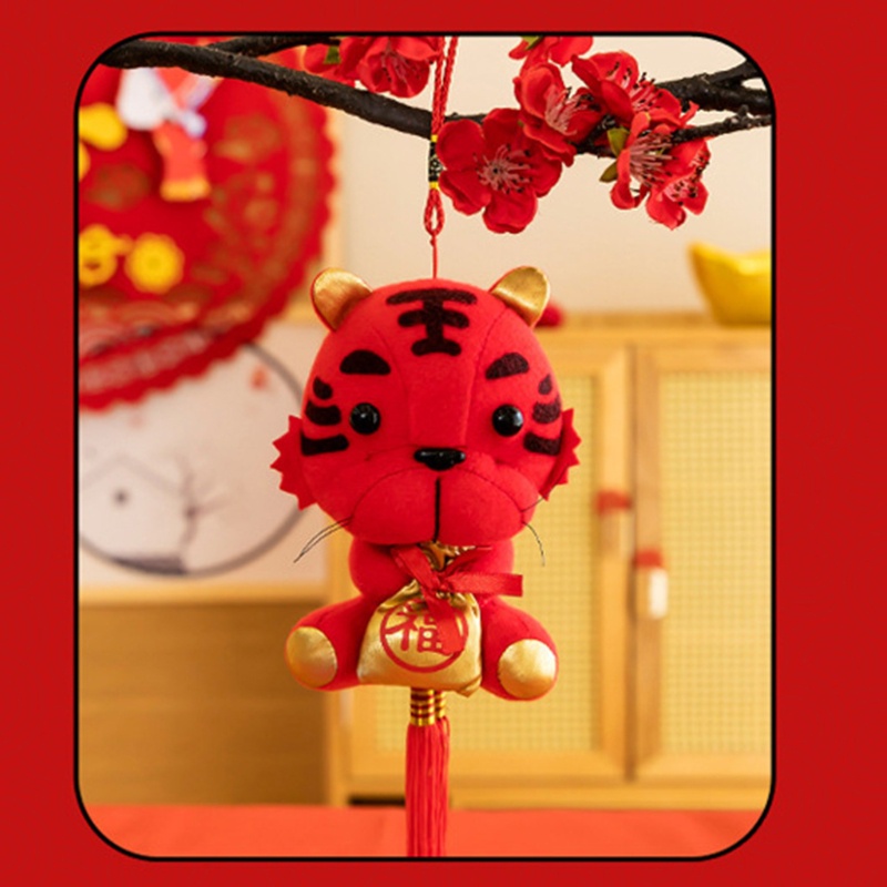 Thú Nhồi Bông Hình Con Hổ Phong Cách Trung Hoa Cho Năm Mới
