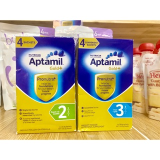 Sữa hộp giấy Aptamil Gold tiện lợi hộp 200gr