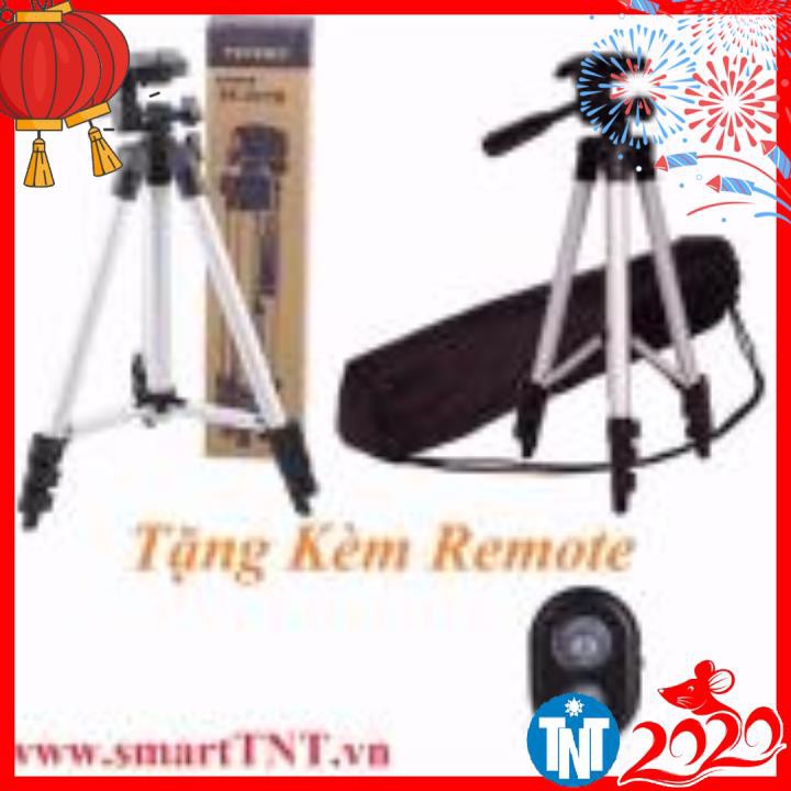 Đế Chụp Hình Tripod TF-3110 có Remote, hàng đẹp Smarttnt.vn