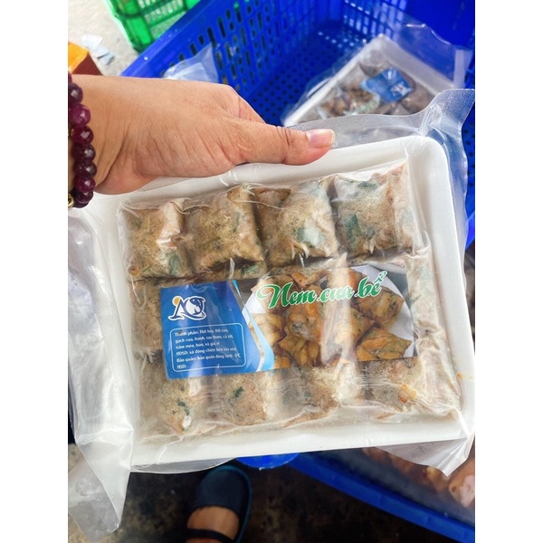 Nem cua bể 1 khay 12 miếng (giao hoả tốc HCM)