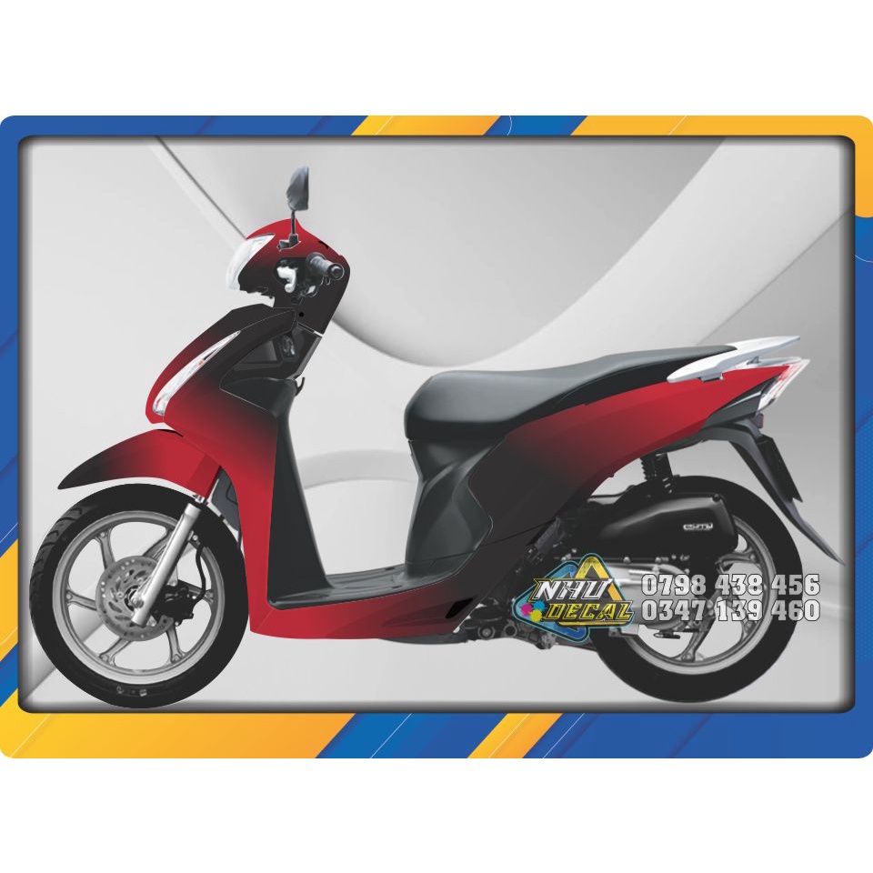 Tem trùm Vision 2014 phối màu - Chuyển sắc