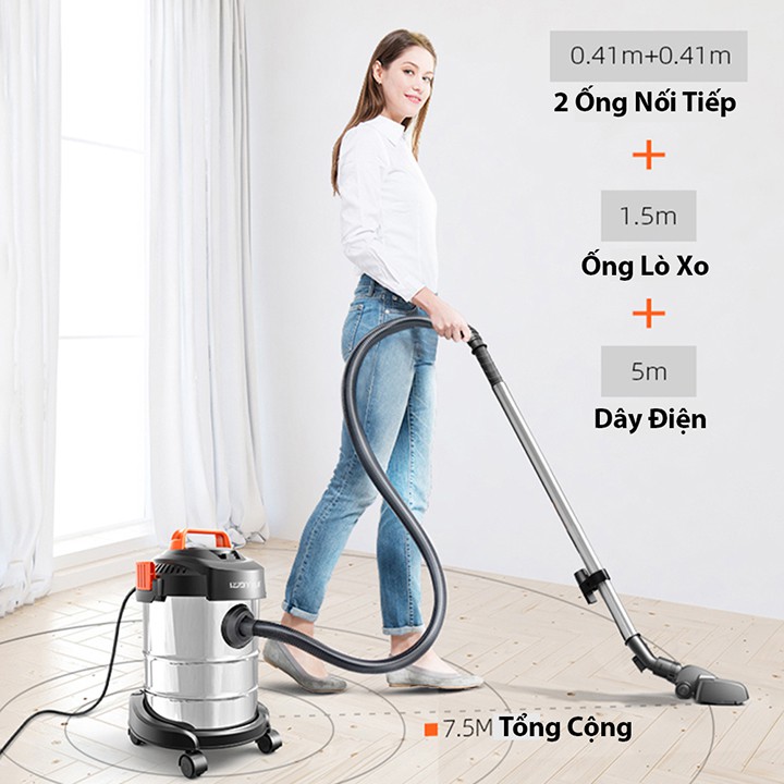 Máy hút bụi công nghiệp Yili 12L - Công suất 1200W