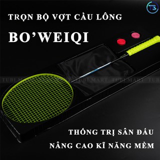 Bộ Vợt Cầu Lông Boweiqi Chính Hãng – Vợt Cầu Lông 100% Khung Carbon Siêu Bền, Siêu Nhẹ KÈM PHỤ KIỆN – TB07