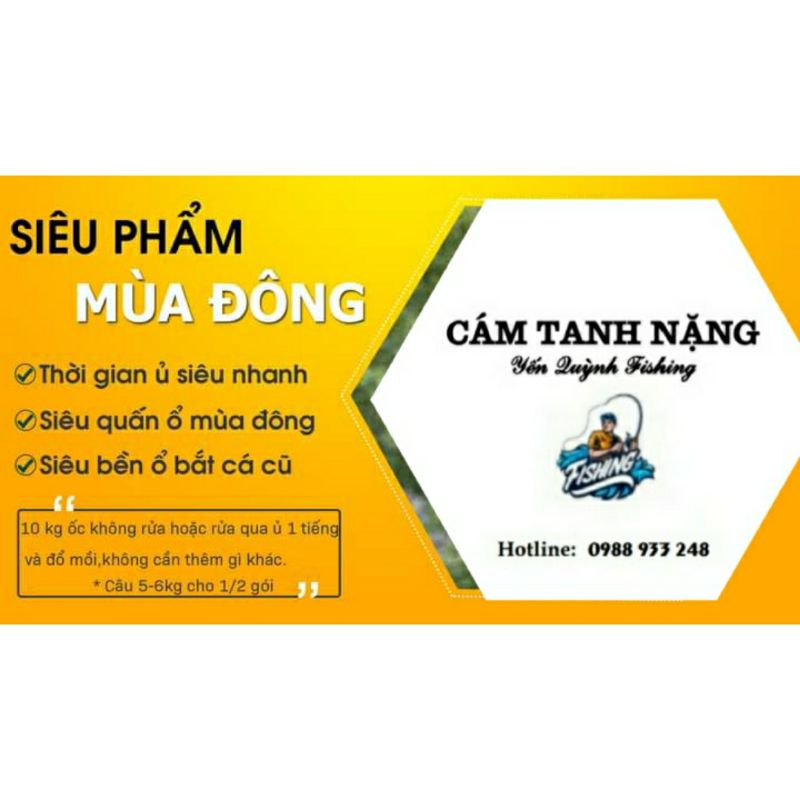 1 Kg Chất tanh nặng làm Mồi câu | Yến Quỳnh Fishing