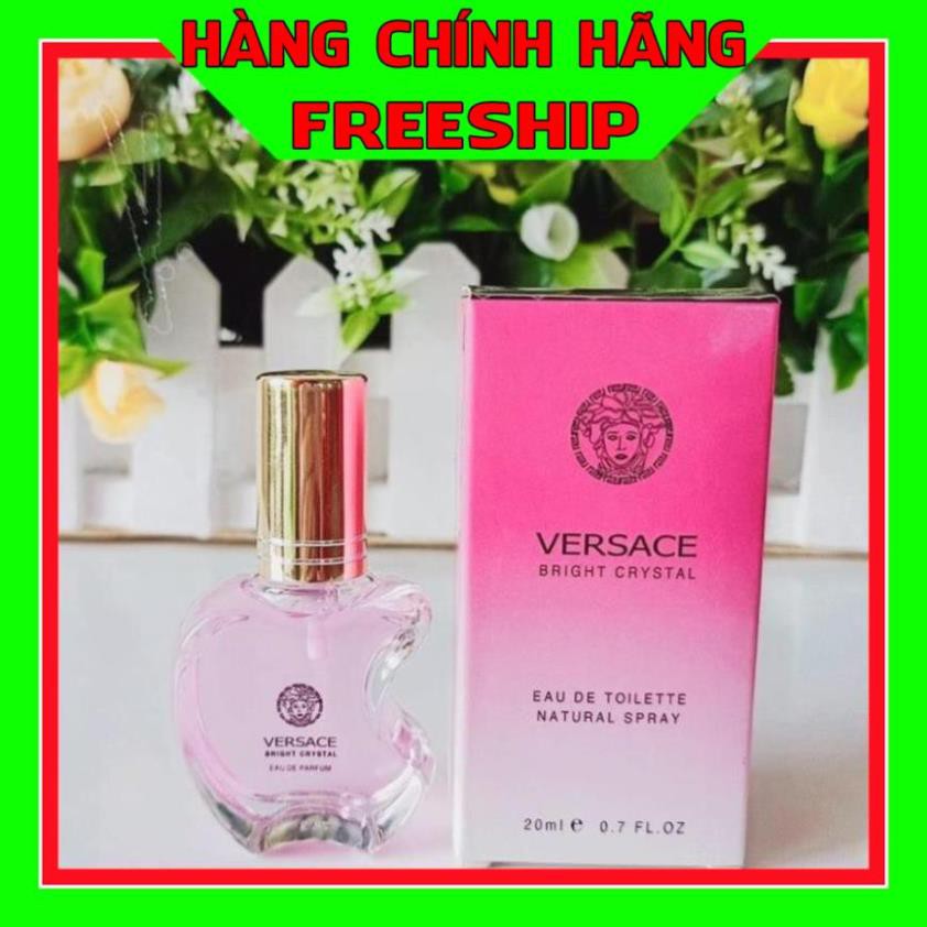 Nước Hoa VERSACE Bright Crystal hồng 20ml chai xịt