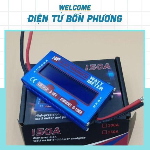 Đồng Hồ LCD Đo Dòng Volt Ampe Dc 0-100A 0-60V