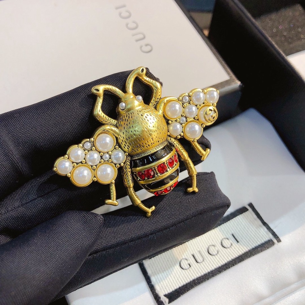 Ghim Cài Áo Hình Cà Vạt/Cà Vạt Thương Hiệu Gucci Thời Trang Dành Cho Nữ Và Nam