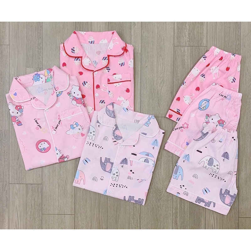 Pijama Melisa mèo thỏ -HÀNG SALE KO ĐỔI TRẢ