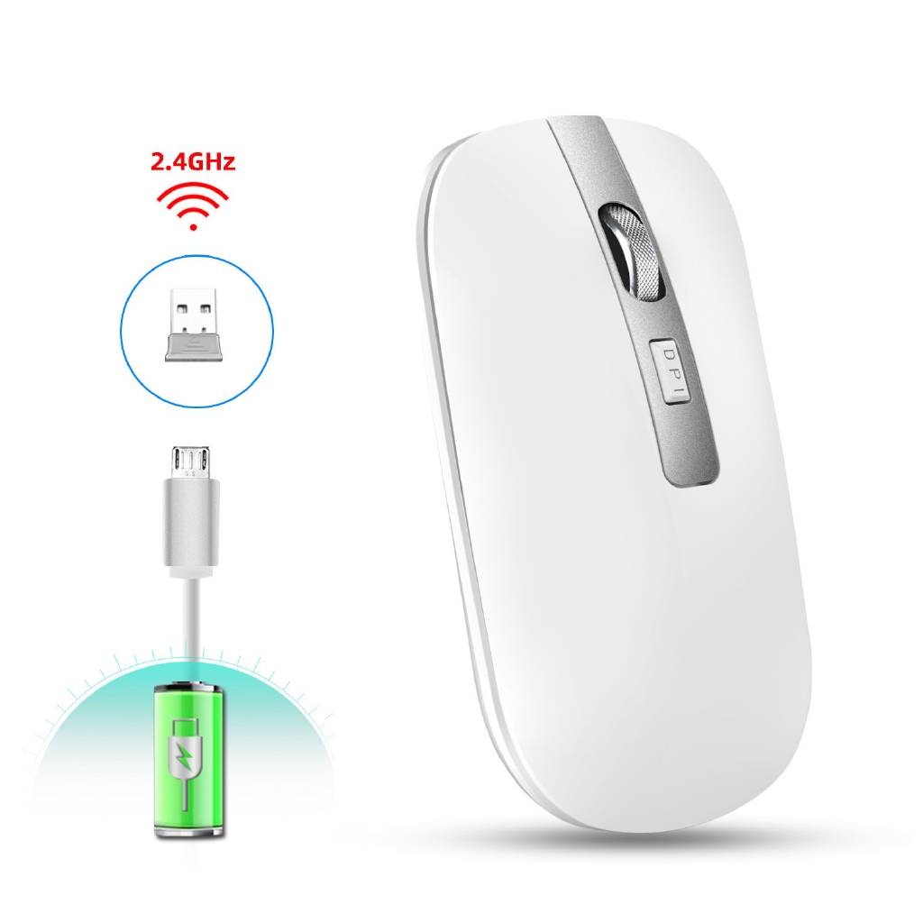 Chuột Máy Tính Không Dây Ykv M30 2.4g 500 Mah